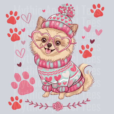 pomeranina2 Dog Valentines Day
