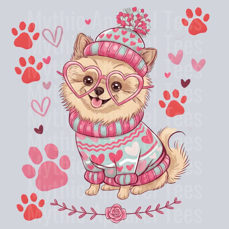 pomeranina2 Dog Valentines Day