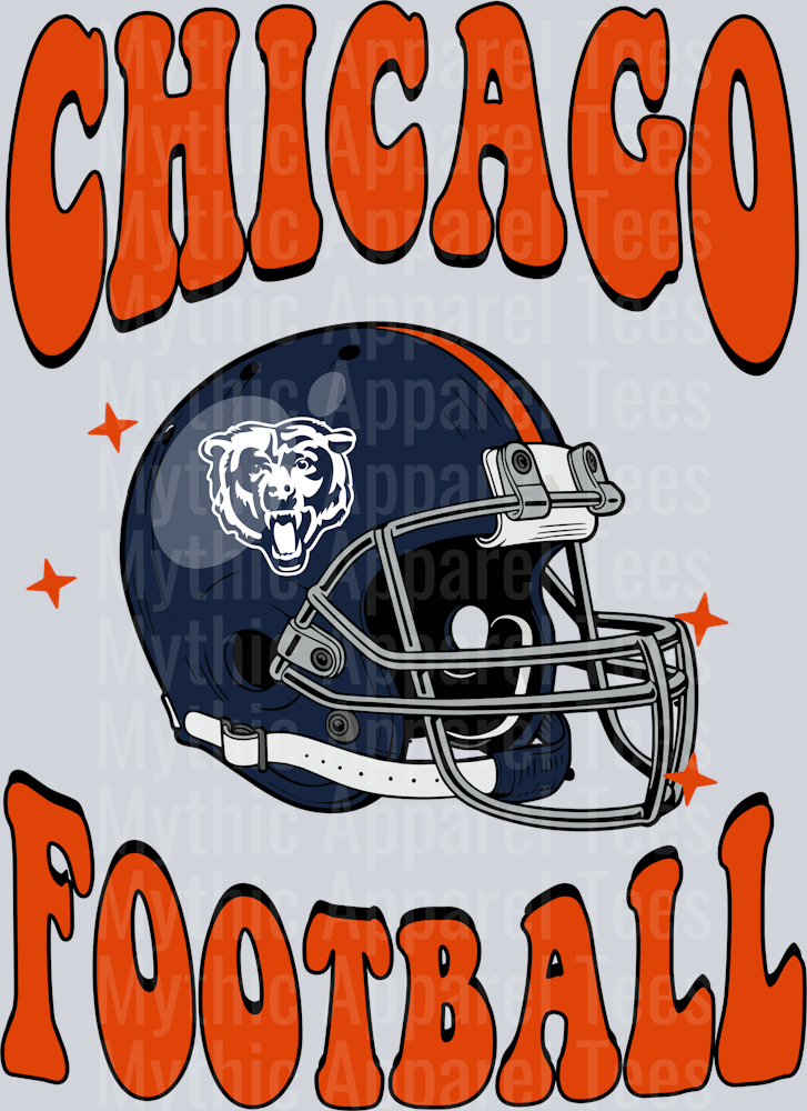 AZ1324 NFL FOOTBALL Chicago Bears football custom