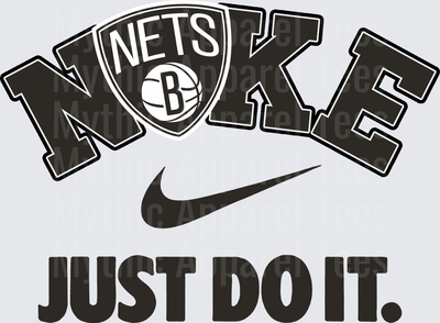 NIKE NBA Teams Brooklyn Nets Swoosh Just Do It Mashup