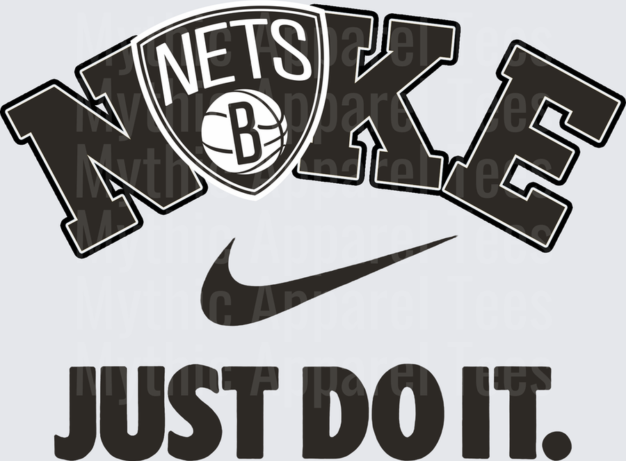 NIKE NBA Teams Brooklyn Nets Swoosh Just Do It Mashup