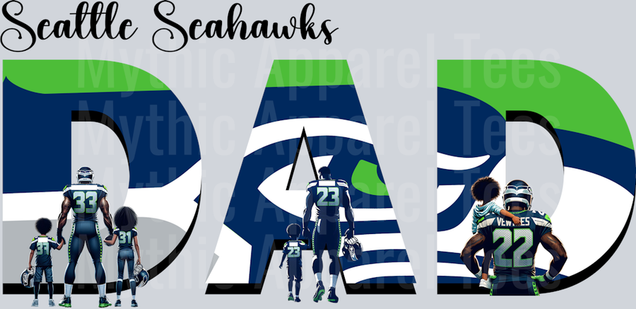 Seattle Seahawks DAD DTF NFL Transfers