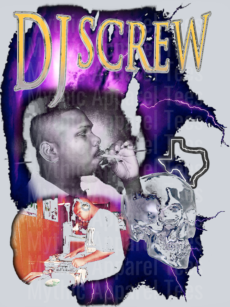 DJ Screw HALFTONE Made For Black Shirt DTF Pop Culture Transfers