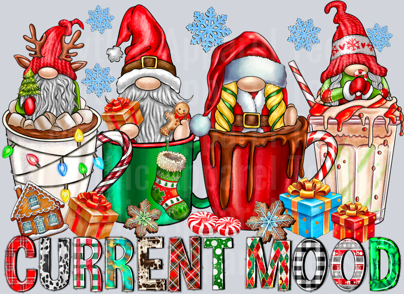 Current Mood Coffee Cups Gnome Christmas
