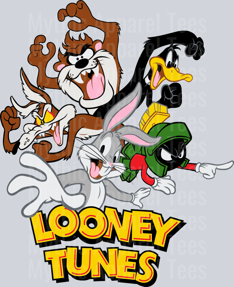Looney Toons Classic Characters DTF Looney Toons Transfers