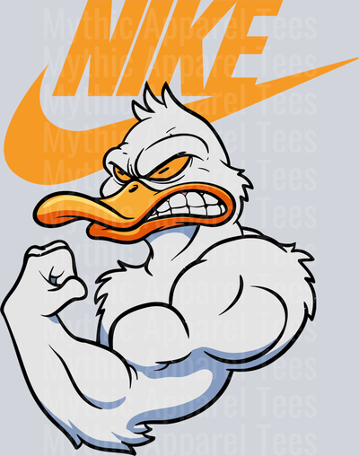 Buff Donald Duck JUST DO IT DTF Nike Transfers