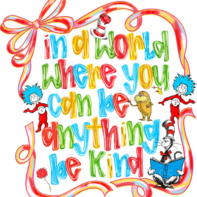 Dr Suess DTF Transfer