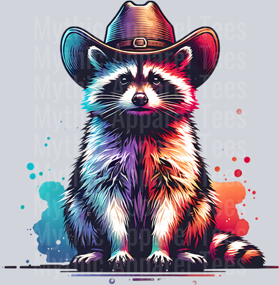 RACCOON IN A COWBOY HAT