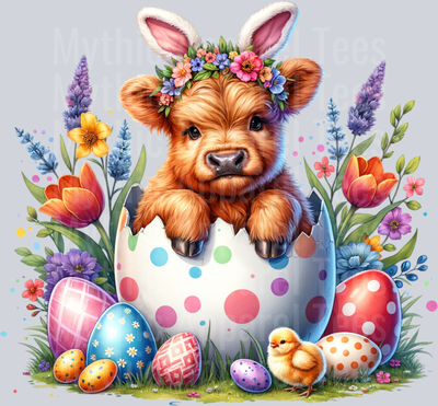 Easter Highland Cow