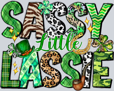 Sassy Little Lassie St Patrick's Day