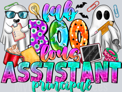 Fab boo Lous Assistant Principal Spooky Halloween Teacher