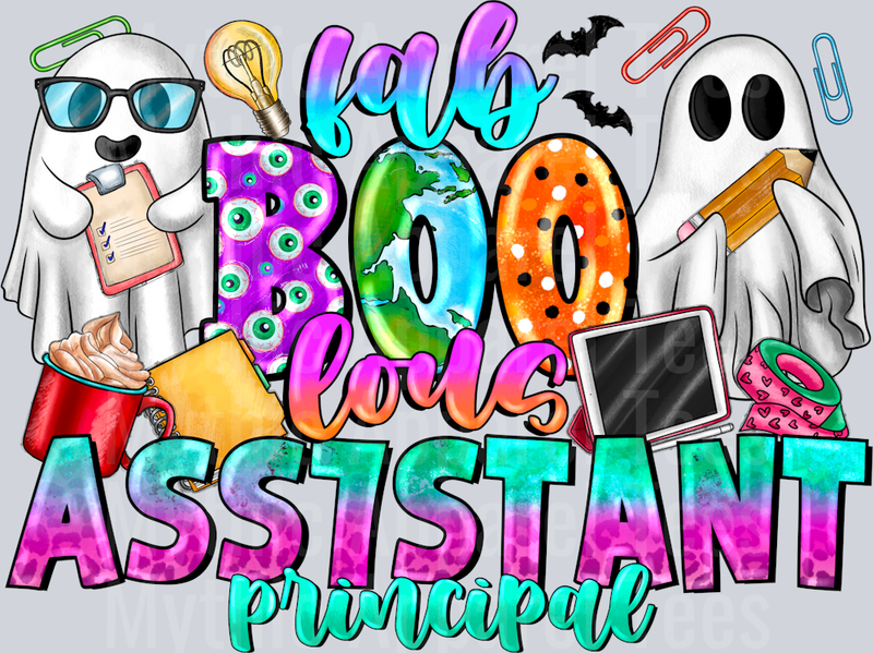 Fab boo Lous Assistant Principal Spooky Halloween Teacher