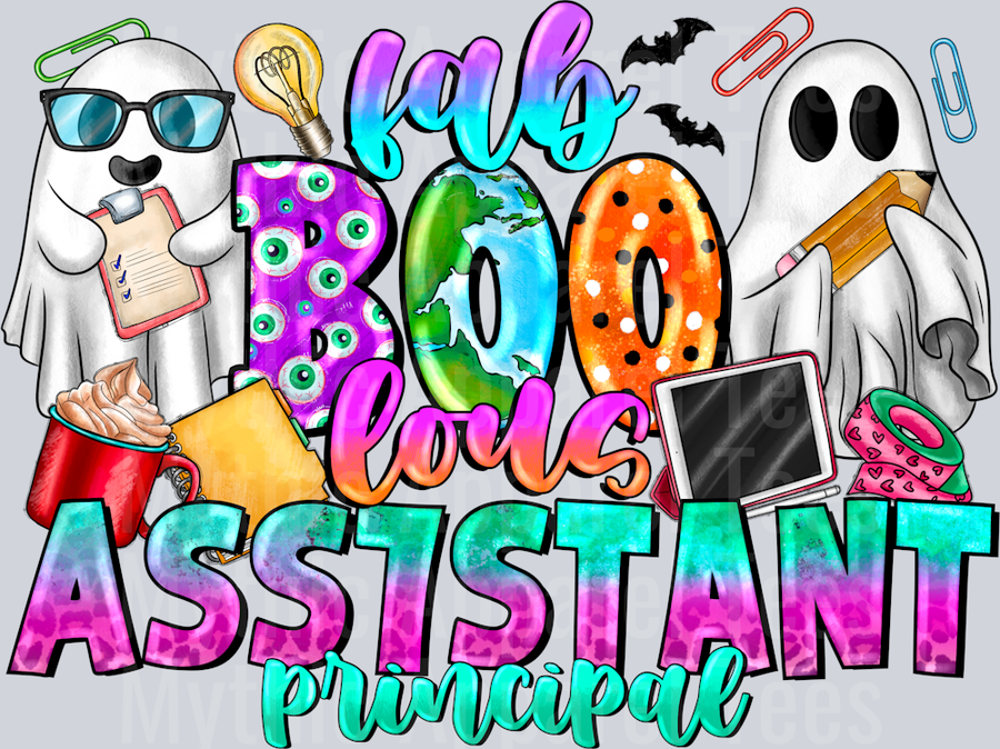 Fab boo Lous Assistant Principal Spooky Halloween Teacher