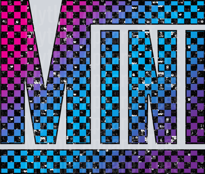 Sequin Rainbow Checkered Mini 2