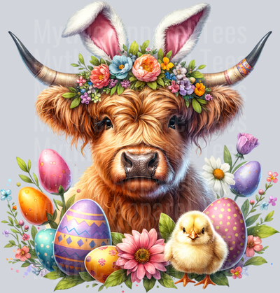 Easter Highland Cow