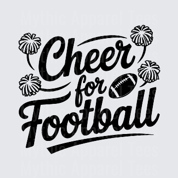 American Football Cheer for Football Script with Pom Poms
