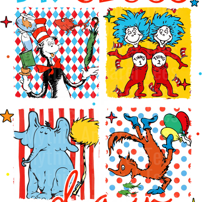 Dr Suess DTF Transfer