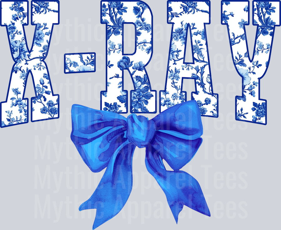 Blue Toile XRAY
