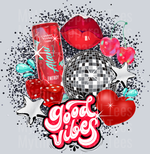 Alani Cherry Slush Energy Drink Transfers, Beverage Transfers, Summer, Refreshing Designs, DTF Transfers