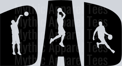 6 Basketball Dad Fun Design Basketball Player Father_S Day Long Sleeve T-Shirt