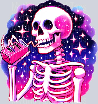 Astro Skeleton DTF Skull Transfers