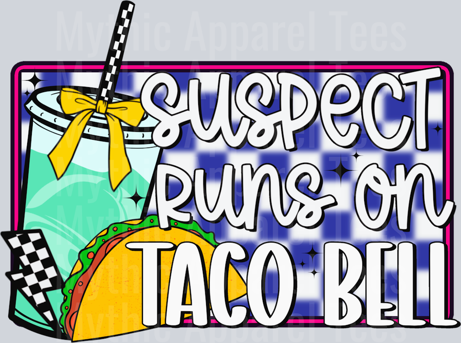 Suspect runs on Taco Bell DTF Suspect Transfers
