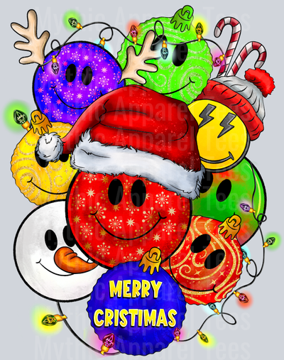 Merry Christmas Smiley Face 2
