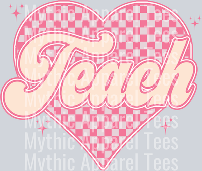 TEACH ON A HEART DTF Teacher Transfers