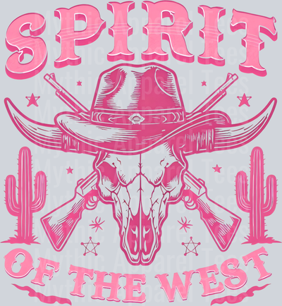 Spirit of the west Cowgirl Western Southern Girl Pink