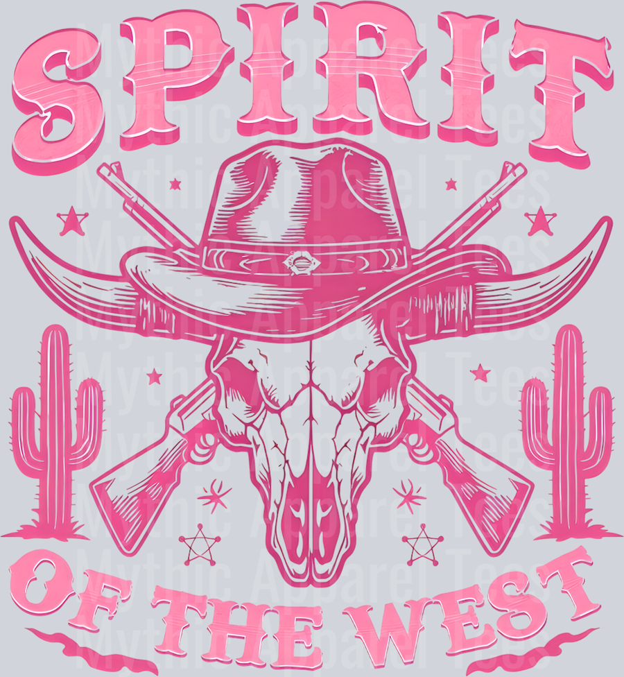 Spirit of the west Cowgirl Western Southern Girl Pink