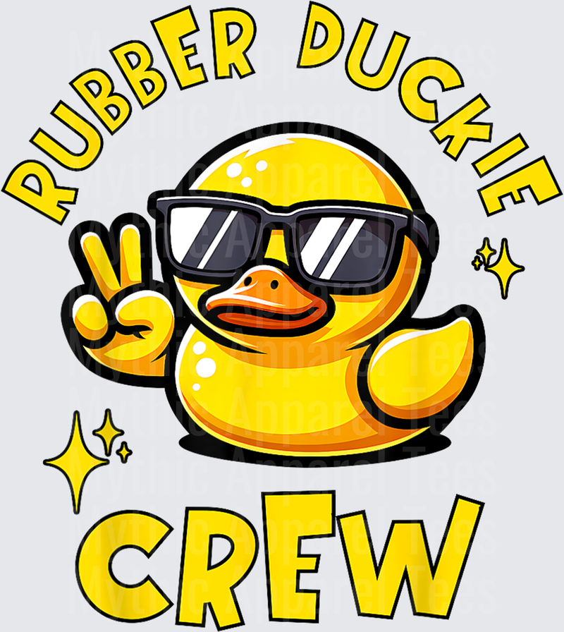 Jeep Ducks Rubber Duckie Crew Sunglasses Peace Sign Yellow Duck