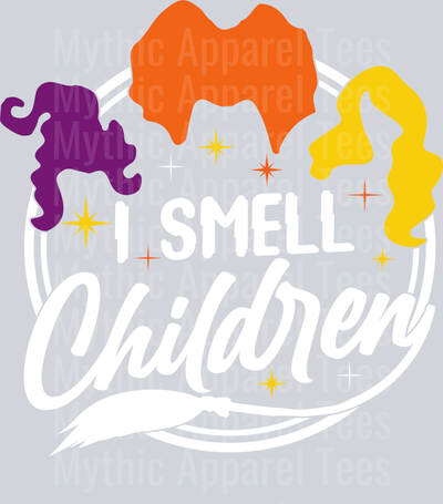 I Smell Children Sanderson Sisters T-Shirt Teacherlife Halloween Party T-shirt design