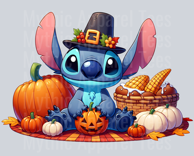 Stitch Thanksgiving 11 DTF Stitch Thanksgiving Transfers