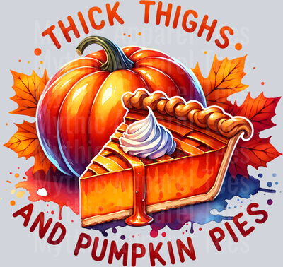 THICK THIGHS AND PUMPKIN PIES PNG