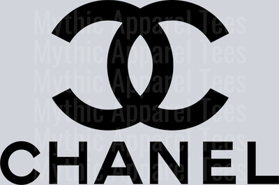 Chanel black logo PNG
