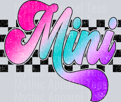 Color Checkered Mini