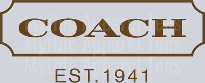 Coach EST. 1941 DTF Coach Transfers
