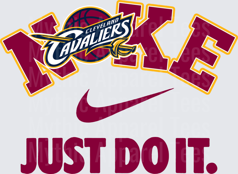 NIKE NBA Teams Cleveland Cavaliers Just Do It Swoosh Logo