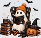 Halloween Ghost Reading How To Haunt Your House Book