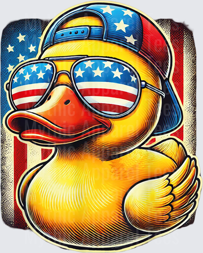 Jeep Ducks Patriotic Rubber Duck Snapback American Flag Shades