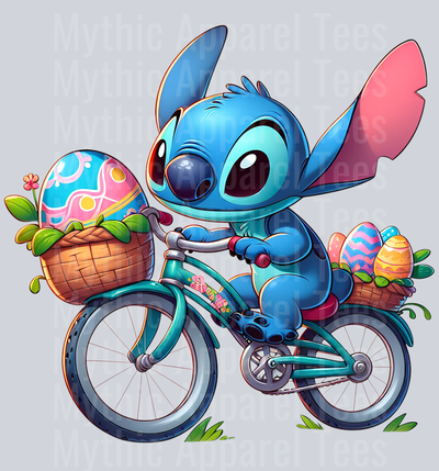 Stitch Easter Transfer 4 DTF Stitch Easter Transfers