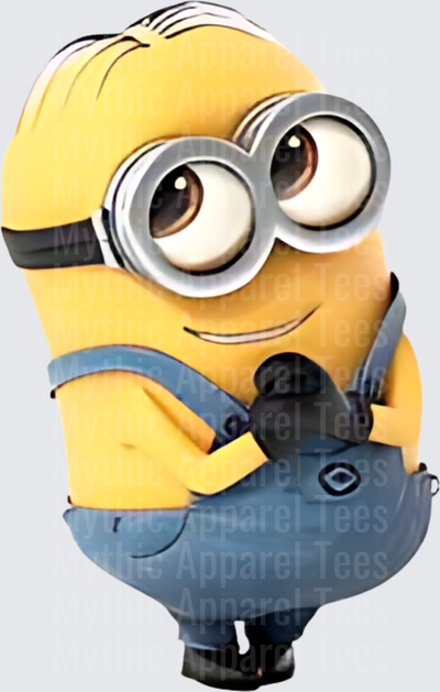Minnions Dave Two-Eyed Smiling Minion in Blue Overalls