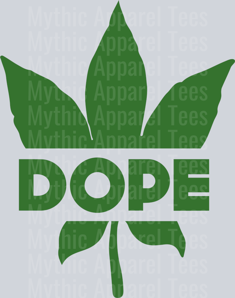 DOPE weed plant DTF Weed Transfers