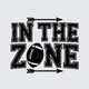 American Football In The Zone Bold Arrow Graphic Design