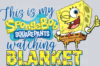 Sounge Bob Blanket Plain