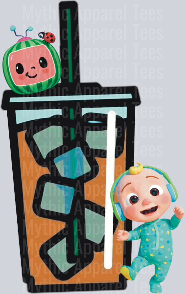 COCOMELON Coffee DTF Cocomelon Transfers