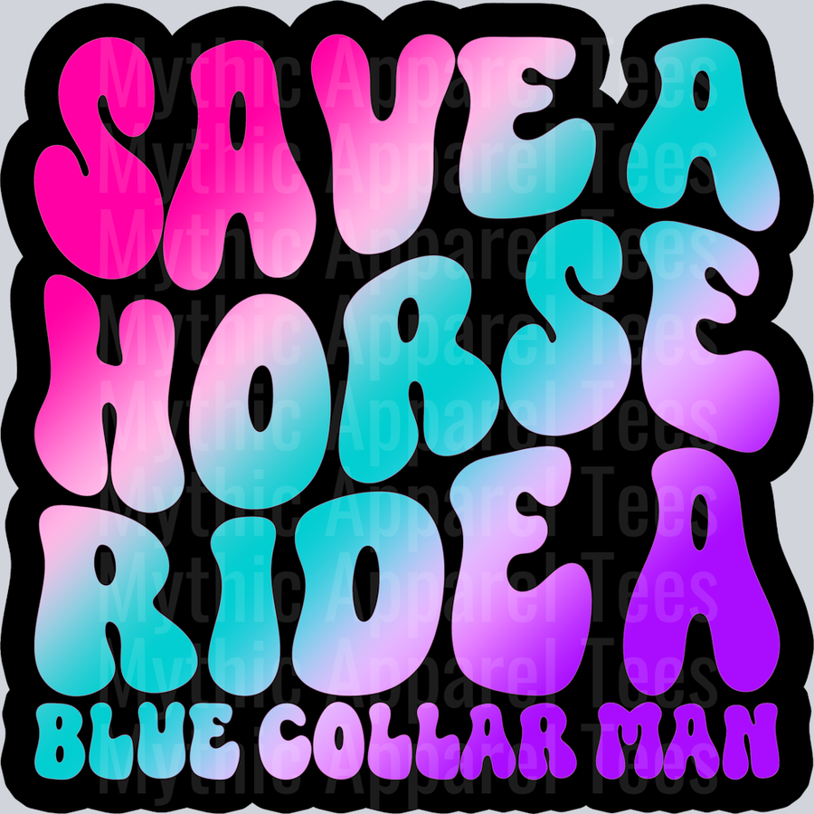 Color Ride A Blue Collar Man