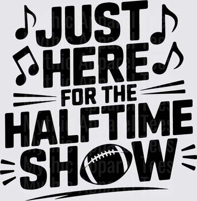 American Football Just Here For The Halftime Show Music Notes