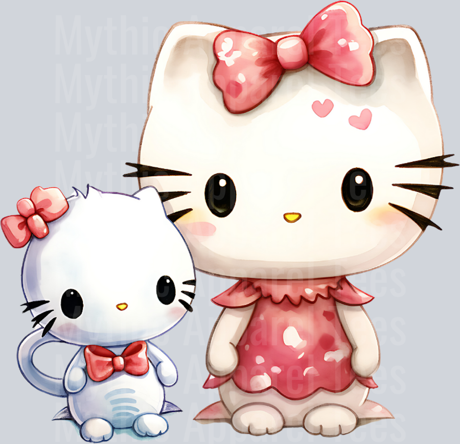 HK and friend 2 HK Hello Kitty Flowers