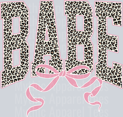 Beautiful Leopard Love Transfers